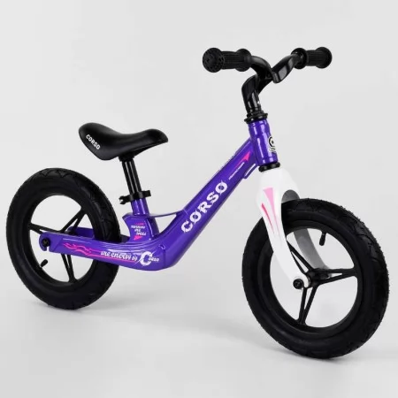 Велобег Corso 22709 колеса 12" надувные, магниевая рама, магниевый руль