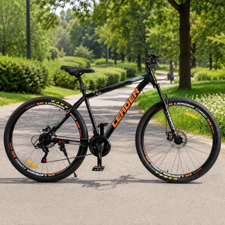 Велосипед Спортивний Corso «Leader» 29" дюймів LR-54310, гірський велосипед Corso Leader 29 дюймів, сталева рама 19", Shimano 21 швидкість, дискові гальма
