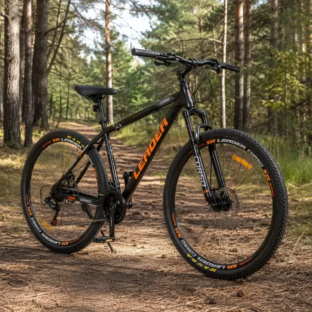 Велосипед Спортивний Corso «Leader» 29" дюймів LR-54310, гірський велосипед Corso Leader 29 дюймів, сталева рама 19", Shimano 21 швидкість, дискові гальма