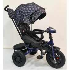 Велосипед 3-х кол. 8066 / 208-23 BestTrike "Perfetto" поворотне сидіння, колеса гумові надувні, кошик, фара музична, USB, Bluetooth, в коробці