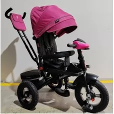 Велосипед 6088 F – 701-16 Best Trike ПОВОРОТНЕ СИДІННЯ, СКЛАДНЕ КЕРМО, ФАРА МУЗИЧНА З USB,Bluetooth НАДУВНІ КОЛЕСА, ПУЛЬТ ВКЛЮЧЕННЯ СВІТЛА І ЗВУКУ