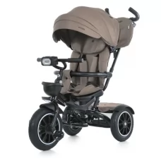 Велосипед ME 1193 MODENA Beige Praline 3 кол.гума а.п. (12/10) поворот сид.,швидкоз'ємні кол.гальма,склад.кермо,світло,підшип.,сумка,бежевий