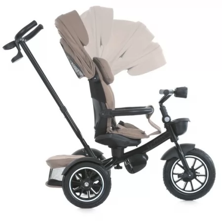 Велосипед ME 1193 MODENA Beige Praline 3 кол.резина а.п. (12/10) поворот сид.,скоросъемные кол.тормоза,склад.руль,свет,подшип.,сумка,бежевый
