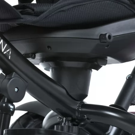 Велосипед ME 1193 MODENA Dark Gray 3 кол.гума а.п.(12/10) поворот сид.,швидкоз'ємні кол.гальма,склад.кермо,світло,підшип.,сумка,графітовий