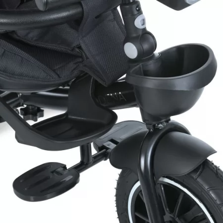Велосипед ME 1193 MODENA Dark Gray 3 кол.гума а.п.(12/10) поворот сид.,швидкоз'ємні кол.гальма,склад.кермо,світло,підшип.,сумка,графітовий