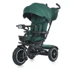 Велосипед ME 1193 MODENA Green 3 кол.гума а.п.(12/10) поворот сид.,швидкоз'ємні кол.гальма,склад.кермо,світло,підшип.,сумка,зелений