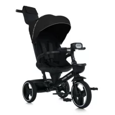 Велосипед MT 1002-1 Elegant Black кол.PU (12/10), поворот сид.,быстросъемные кол.тормоза,склад.руль,USB/BT,свет,подшип.,сумка,черный