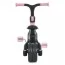 Велосипед MT 1036 pink 3 кол.EVA (8/7),алюм.рама,поворот,складн.,рожевий Велосипед MT 1036 pink 3 кол.EVA (8/7),алюм.рама,поворот,складн.,рожевий