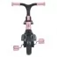 Велосипед MT 1036 pink 3 кол.EVA (8/7),алюм.рама,поворот,складн.,рожевий Велосипед MT 1036 pink 3 кол.EVA (8/7),алюм.рама,поворот,складн.,рожевий