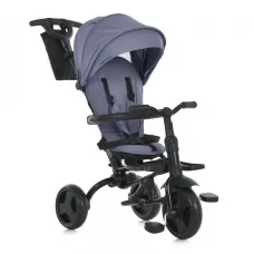 Велосипед MT 1055 Grey 3 кол.EVA 10/8 склад, поворот сид., .тормоза, склад.руль, подшип., сумка мал/вел, серый