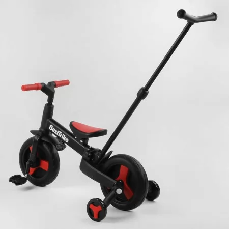 Велосипед-трансформер Best Trike 23031 колеса PU 10'', батьківська ручка, знімні педалі Велосипед-трансформер Best Trike 23031 колеса PU 10'', батьківська ручка, знімні педалі