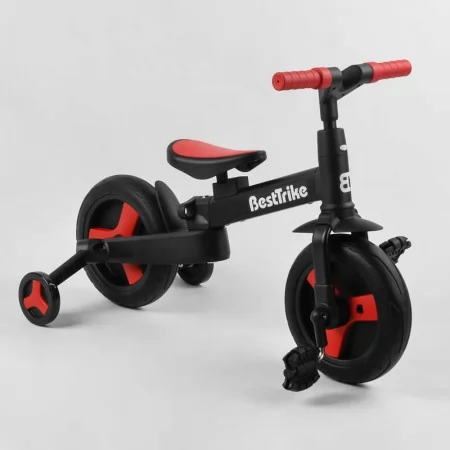 Велосипед-трансформер Best Trike 23031 колеса PU 10'', батьківська ручка, знімні педалі Велосипед-трансформер Best Trike 23031 колеса PU 10'', батьківська ручка, знімні педалі