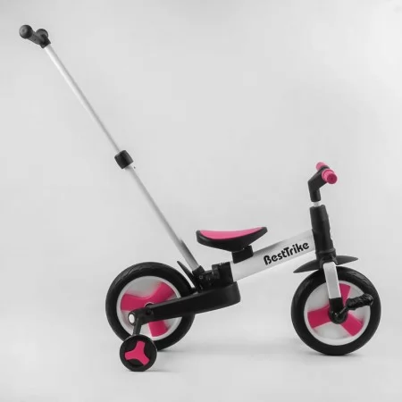 Велосипед-трансформер Best Trike 55475 колеса PU 10'', батьківська ручка, знімні педалі
