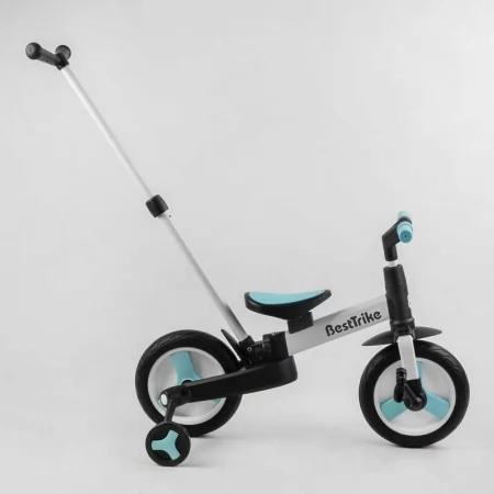 Велосипед-трансформер Best Trike 56659 колеса PU 10'', батьківська ручка, знімні педалі Велосипед-трансформер Best Trike 56659 колеса PU 10'', батьківська ручка, знімні педалі