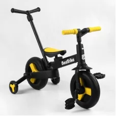 Велосипед-трансформер Best Trike 58195 колеса PU 10'', батьківська ручка, знімні педалі