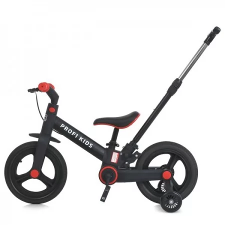 Велосипед-трансформер PROFI KIDS 12 д. MB 1021-1 3в1, 2 колеса,гума (антипрокол), стал.рама, кермо,чорний, нейлон.вилка, обід РР, ексцентрик сид, бат.ручка, складний Велосипед-трансформер PROFI KIDS 12 д. MB 1021-1 3в1, 2 колеса,гума (антипрокол), стал.рама, кермо,чорний, нейлон.вилка, обід РР, ексцентрик сид, бат.ручка, складний