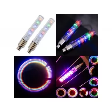 Светодиодные колпачки для колес 2шт, на батарейках 3шт LR1130, 5led 9,5см VL97725