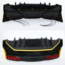 Задний бампер для детского автомобиля BabyToys M 5738 желтый