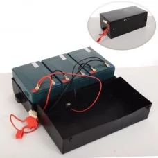 Батарея 800N-BATTERY-SET набор 3 по 12V/12AH для квадроцикла HB-EATV800N V2, 800N V3, 800AS ящик(пластик), 31-15,5-12см