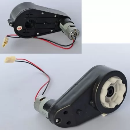 Редуктор у зборі з мотором M 4419-GEAR BOX до трактору M 4419,отв.пiд вісь10мм,12V,RPM10000, довж.19см