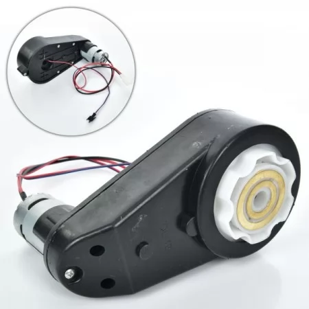 Редуктор з мотором BabyToys M 5056 для мотоцикла 12V 10000 об/хв
