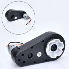 Редуктор в сборе с мотором M 6080-GEAR BOX 24V к квадроциклу M 6080, 24V, 200W, RPM12000, отверстие под ось 16мм, длина