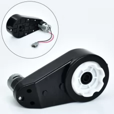 Редуктор в сборе с мотором M 6108-GEAR BOX к джипу М 6108, 24V, RPM12000, отверстие под ось 12мм, длина