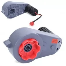 Редуктор у зборі з мотором M 6290-GEAR BOX до джипу M 6290, 24V, RPM13500, отвір під вісь 12мм, довжина 19см