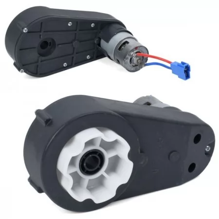Редуктор у зборі з мотором M 6322-R-GEAR BOX правий, до електрокарту M 6322, 24V, отвір під вісь 12мм, довжина 19см