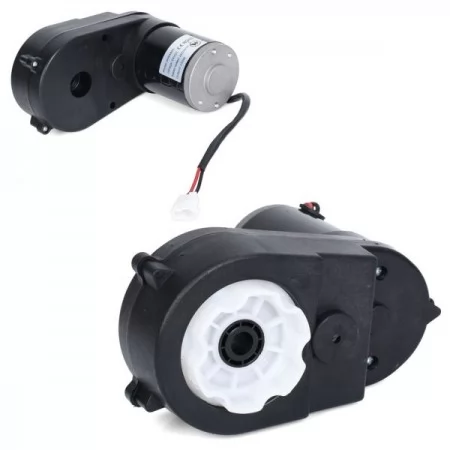 Редуктор у зборі з мотором M 6373-GEAR BOX до джипу M 6373, 24V, 150W, RPM2850, отвір під вісь 12мм, довжина 18см