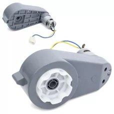 Редуктор в сборе с мотором M 6480-GEAR к экскаватору M 6480, 24V, RPM 12000, отверстие под ось12мм, длина 19см