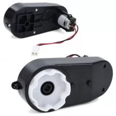 Рульовий редуктор JS330-ST GEAR до джипа JS330, 24V, RPM5000, отвір під вісь 10мм, довжина 17см