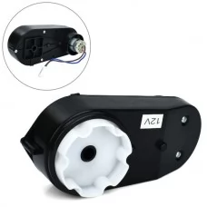 Рульовий редуктор M 4972-ST GEAR до джипа M 4972, 12V, RPM5500, отвір під вісь 10мм, довжина 17см