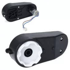 Рулевой редуктор M 6410-ST GEAR к джипу M 6410, 12V, RPM5500, отверстие под ось 10мм, длина 17см