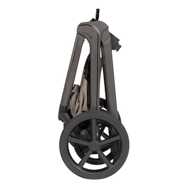 Сложенное шасси коляски CARRELLO Vector CRL-6552 с амортизацией на колесе